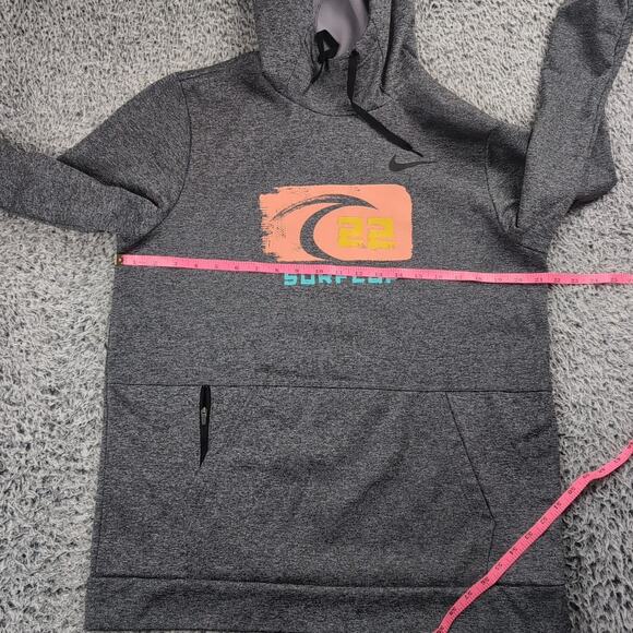 Nike Hoodie Adult Large Gray Therma Fit Sweater Athleisure Lounge Pullover Men - Picture 3 of 6